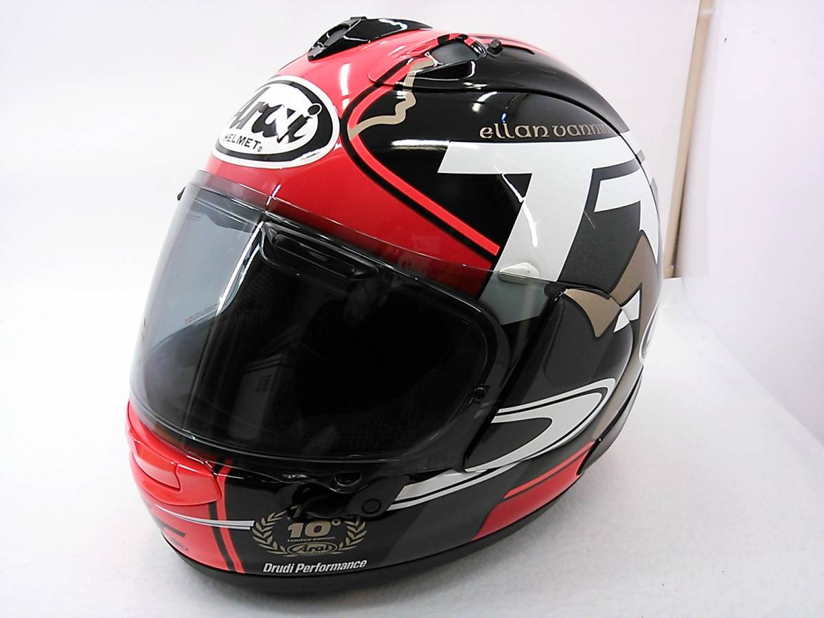 Arai アライ RX-7X IOM-TT2018 Lサイズ スモークシールド&元箱 Arai アライ RX-7X IOM-TT2018 Lサイズ スモークシールド&元箱