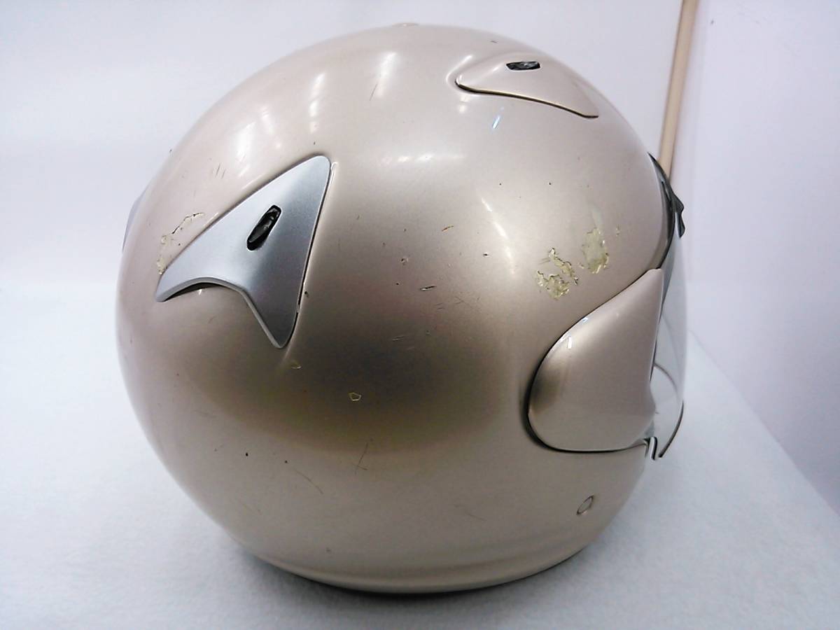 【送料無料】Arai アライ SZ-F SZF SILKY GOLD シルキーゴールド Lサイズ ジェットヘルメット_画像5