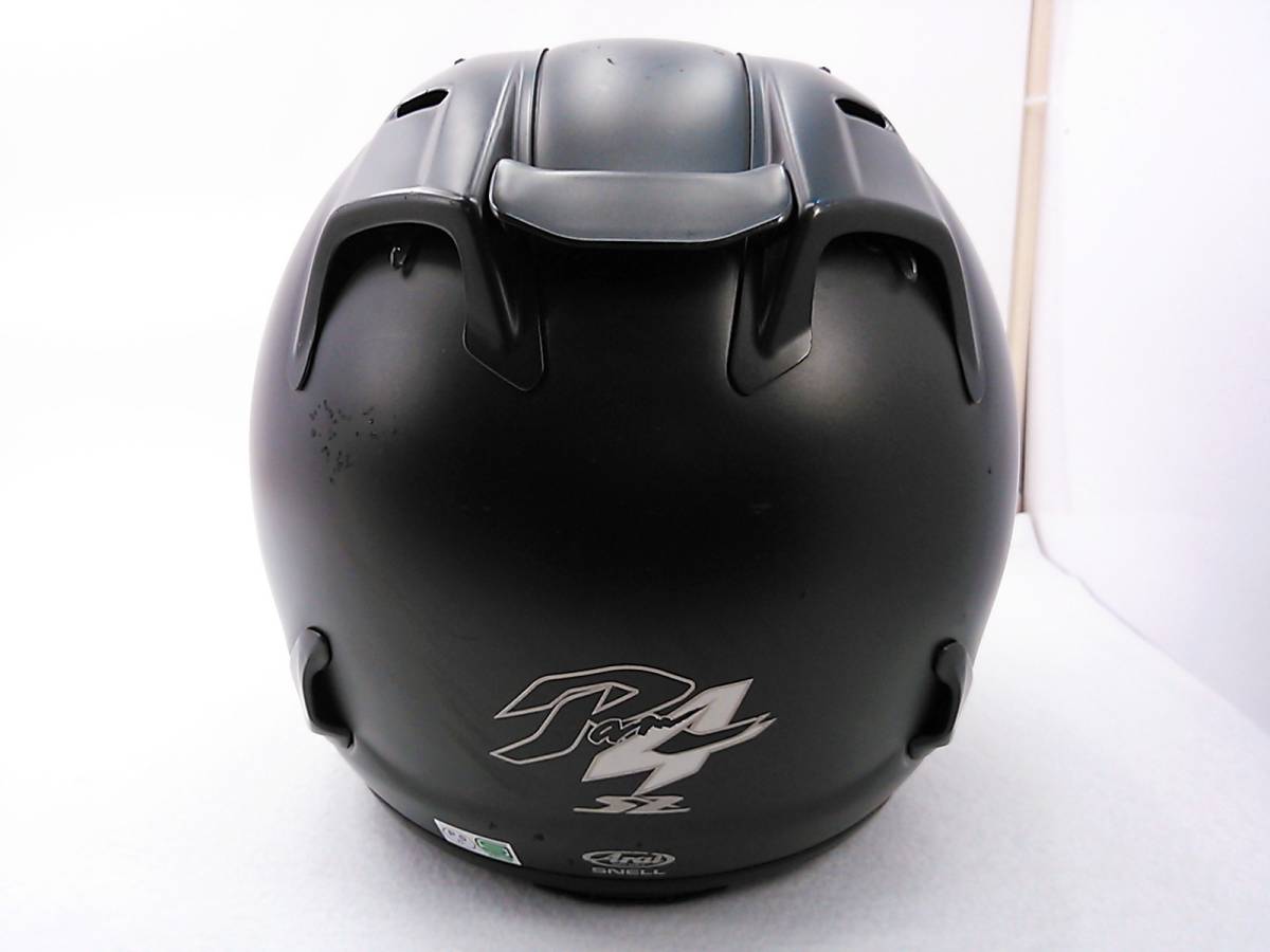 【送料無料】Arai アライ SZ-Ram4 FLAT BLACK フラットブラック XLサイズ スモークシールド付き ジェットヘルメット_画像3