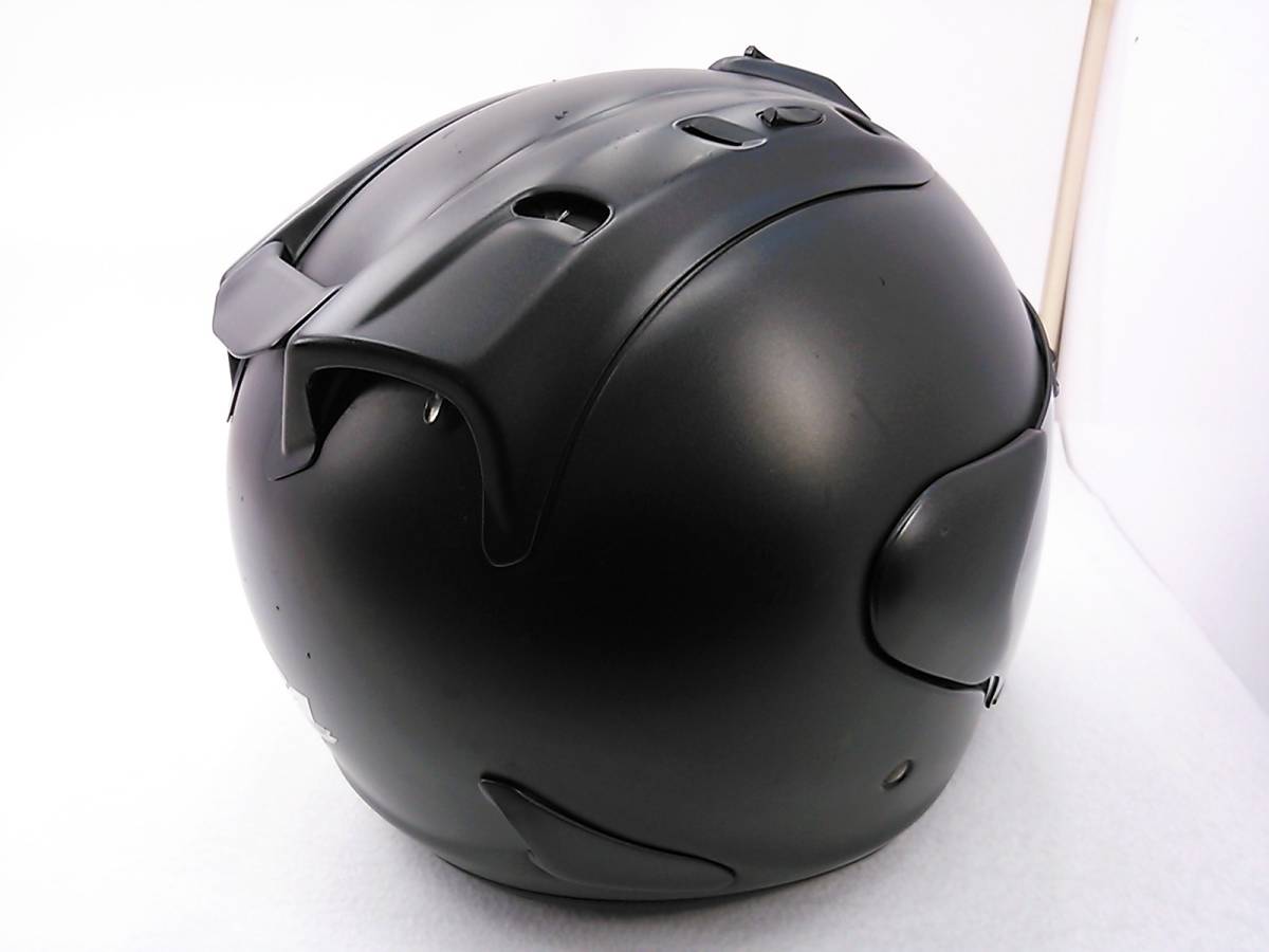 【送料無料】Arai アライ SZ-Ram4 FLAT BLACK フラットブラック XLサイズ スモークシールド付き ジェットヘルメット_画像5