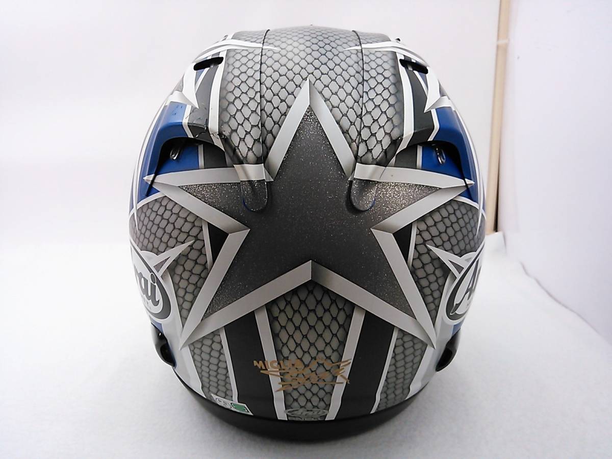 【送料無料】希少カラー Arai アライ RAPIDE-SR ラパイドSR Miglia Star ミレアスター Lサイズ ミラーシールド付き