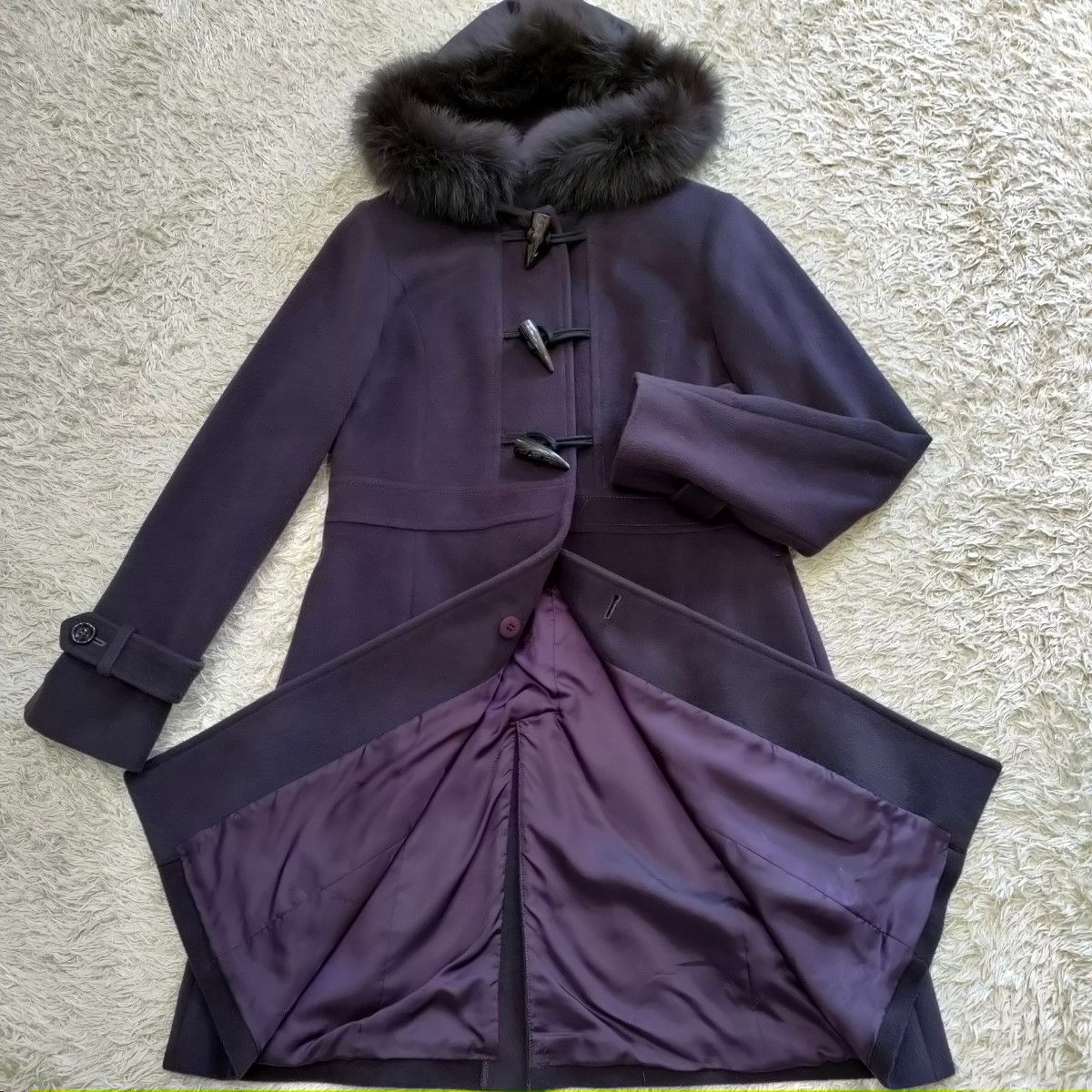 ♤【ニューヨーカー】✨美品 ダッフルコート ラム60% 毛足 ♤【ニューヨーカー】✨美品 ダッフルコート ラム60% 毛足