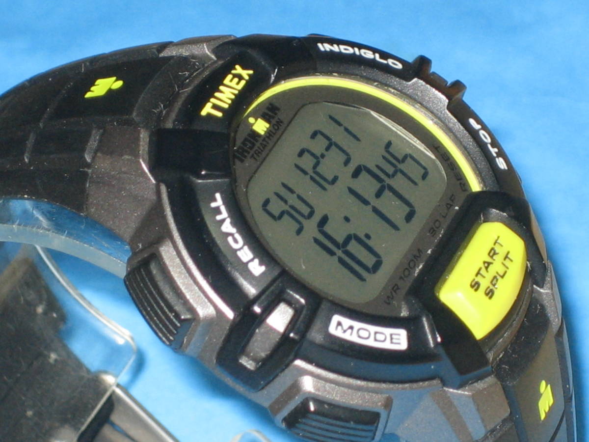 ◆TIMEX INDIGLO デジタル腕時計 100M防水 動作品◆ _画像5