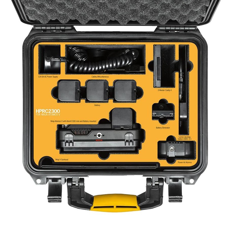 HPRC 2300 Atomos Ninja V for carrying case only (Ninja body is is not attached ) used 