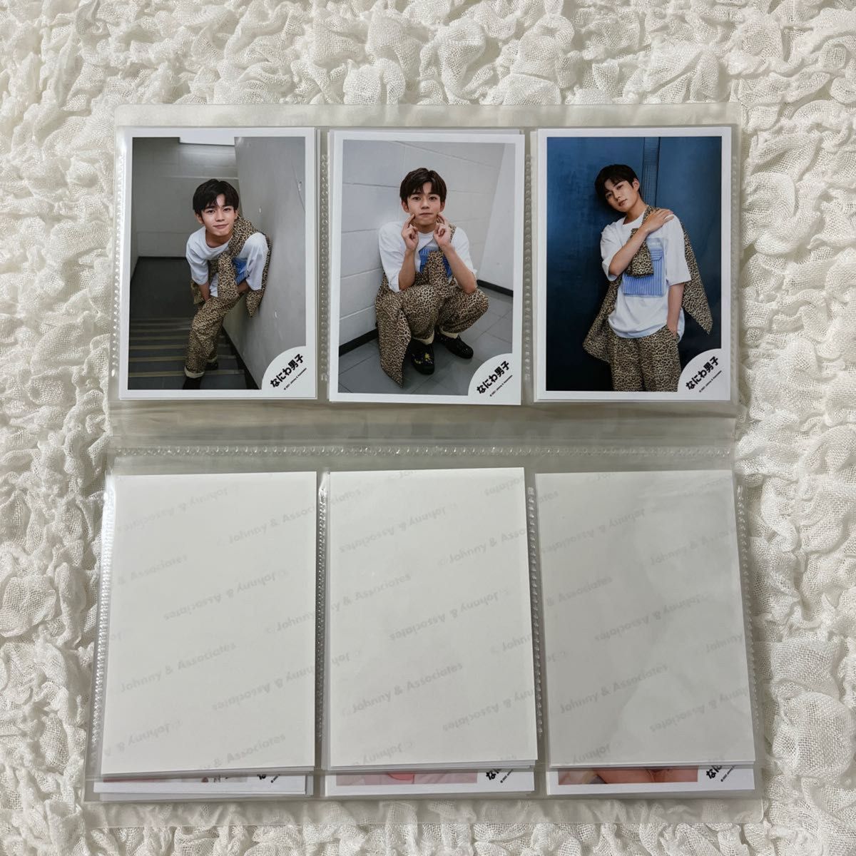 なにわ男子 長尾謙杜 公式写真 オフショ グリフォ セット