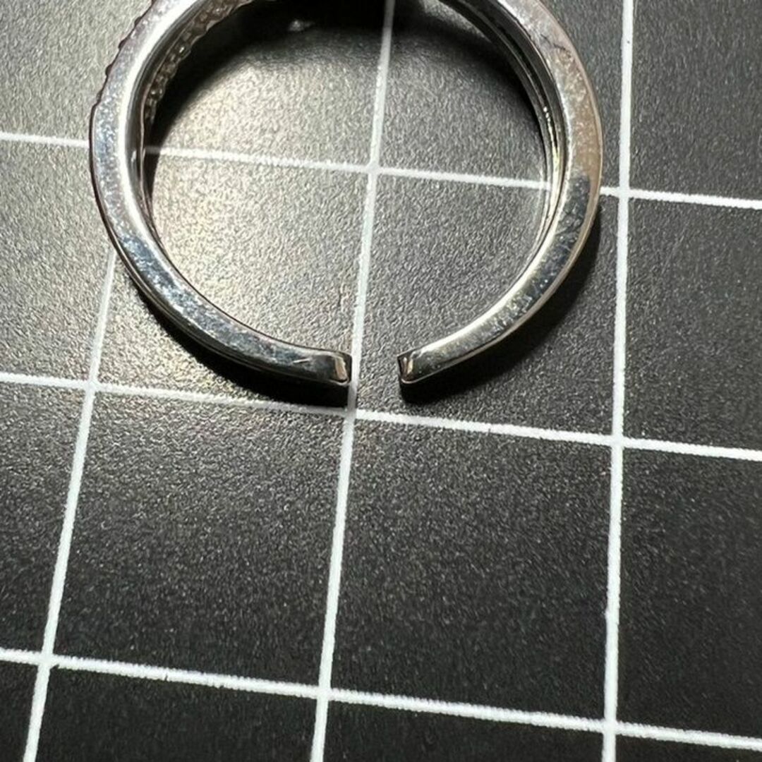 A244 匿名配送 指輪 レディース リング ジルコニア シルバー 結び目 多重 s925 フリーサイズ サイズ調節可能 小さめ シンプル 綺麗の画像8