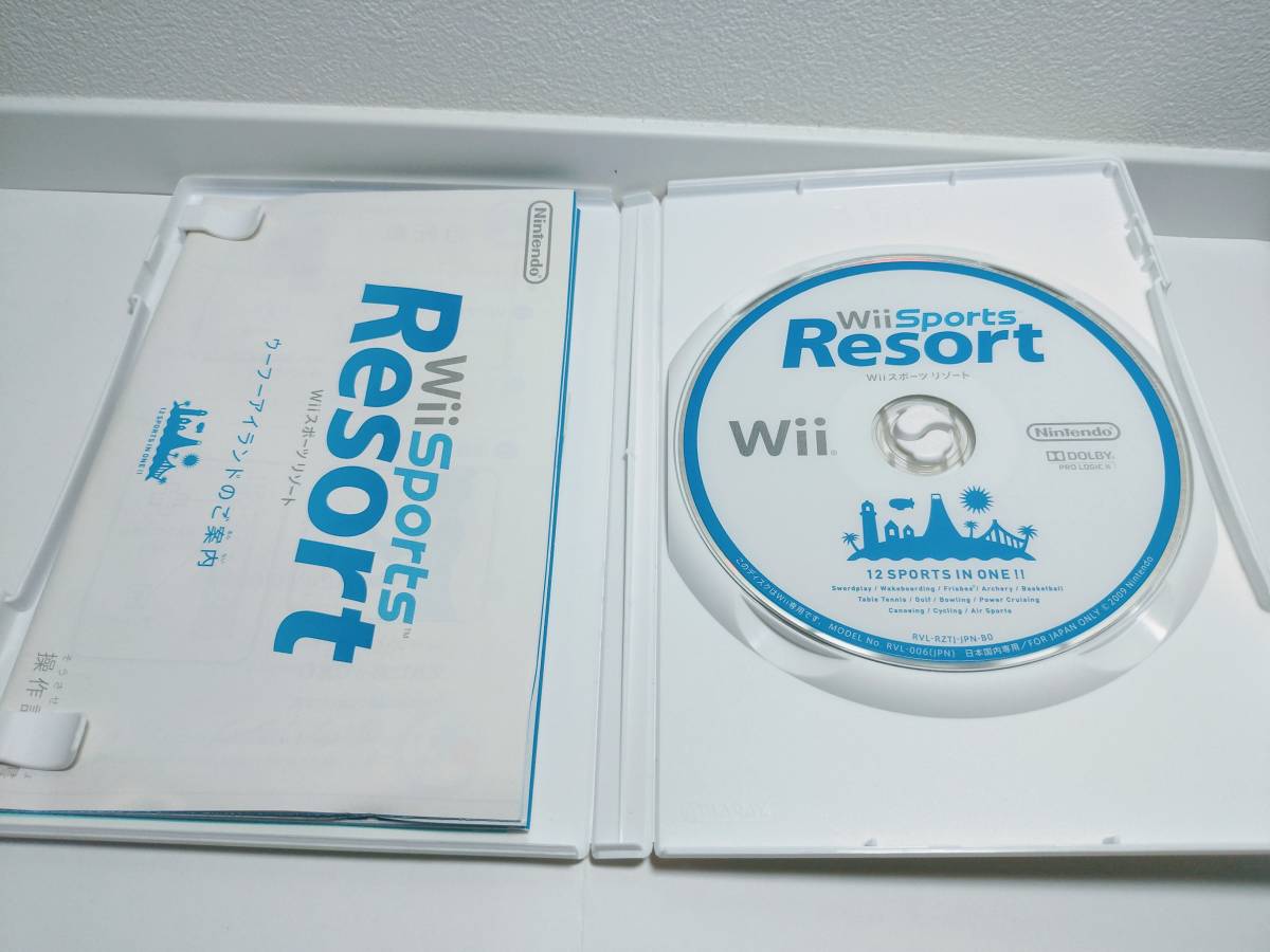 ★送料230円、即決、動作確認済、完品★　Wii Sports Resort Wiiスポーツ　リゾート　レア　2本セット　ネコポス追跡有り ⑧ ソフト ゲーム_画像3