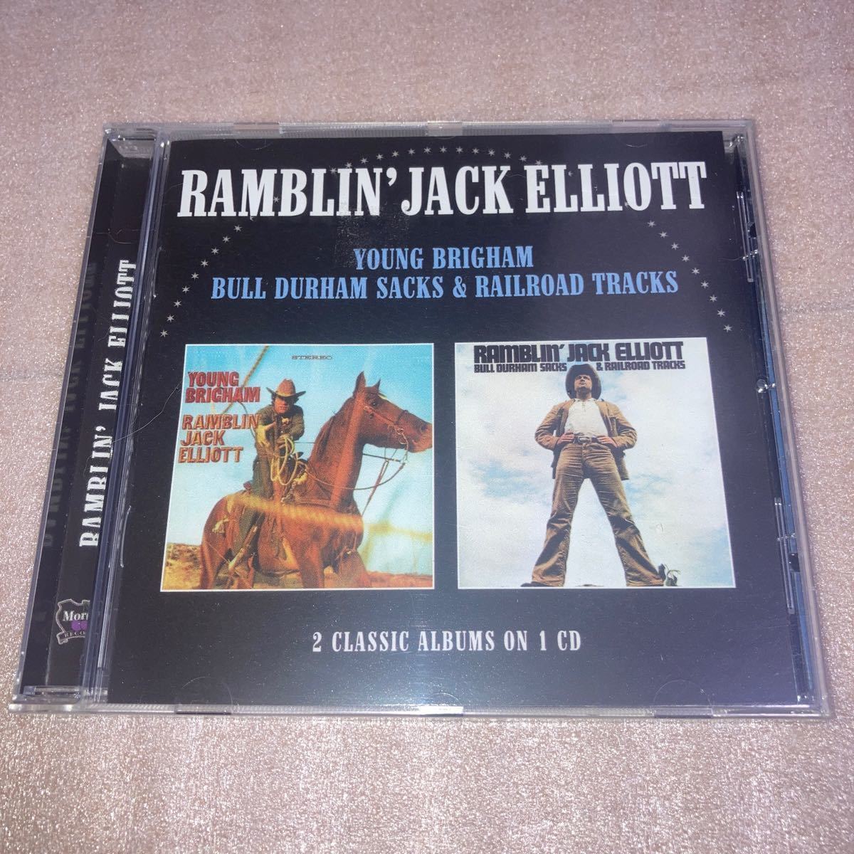 FOLK/RAMBLIN’ JACK ELLIOTT/Young Brigham/1969/Bull Durham Sacks & Railroad Tracks/1970の画像1