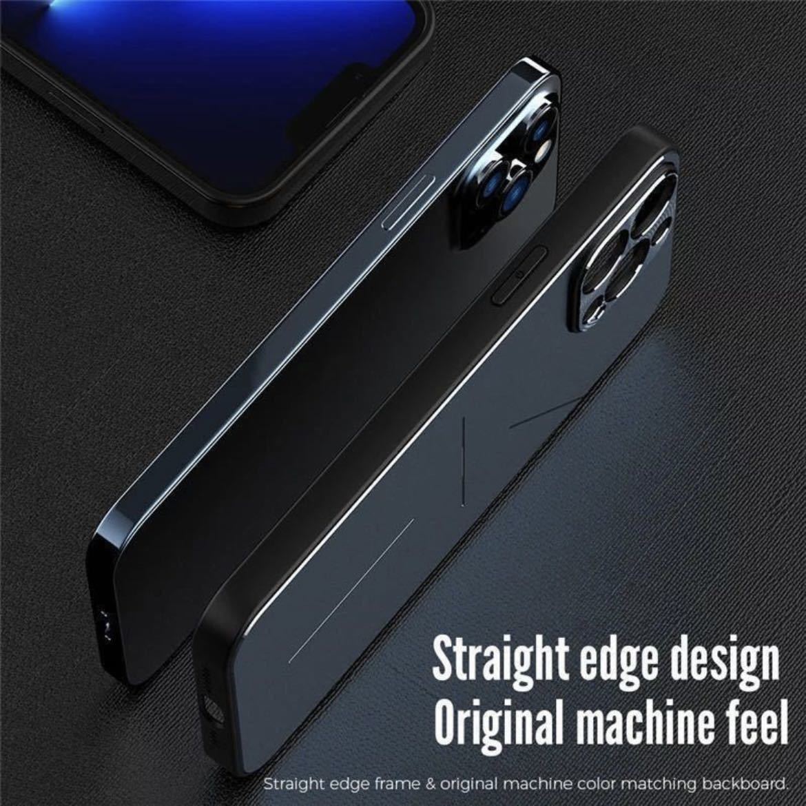 最高級 アルミニウム合金 iPhone ケース シリコン 軽量 カメラレンズ保護 ブルー iPhone 14 Pro_画像6