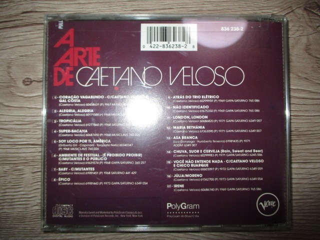 ZZ　N4　送料無料♪【　A ARTE DE OAETANO VEOSO　】中古CD　_画像2