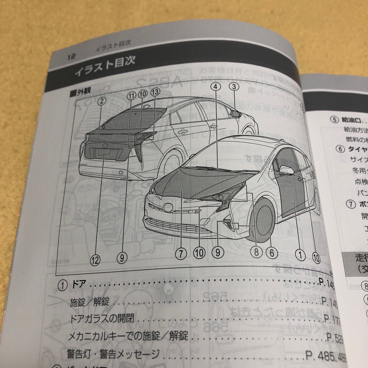 プリウス PRIUS ZVW50 ZVW51 ZVW55 2015年12月 平成27年12月 取扱説明書 取扱書 取説 中古☆_画像4