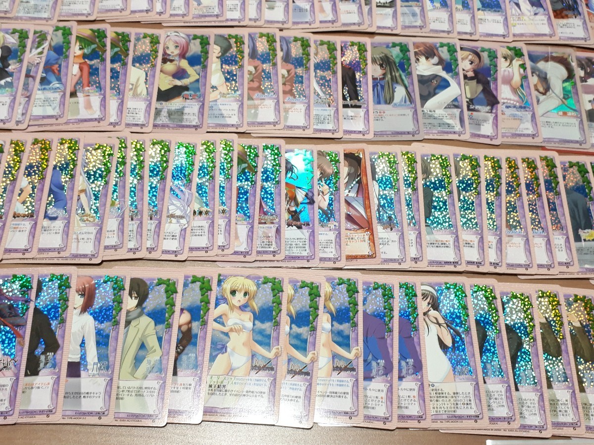 希少 Lycee 旧リセ TCG キラ カード のみ 約383枚 大量まとめセット Fate 空の境界 月姫 クラナド 他 美少女トレカ_画像4