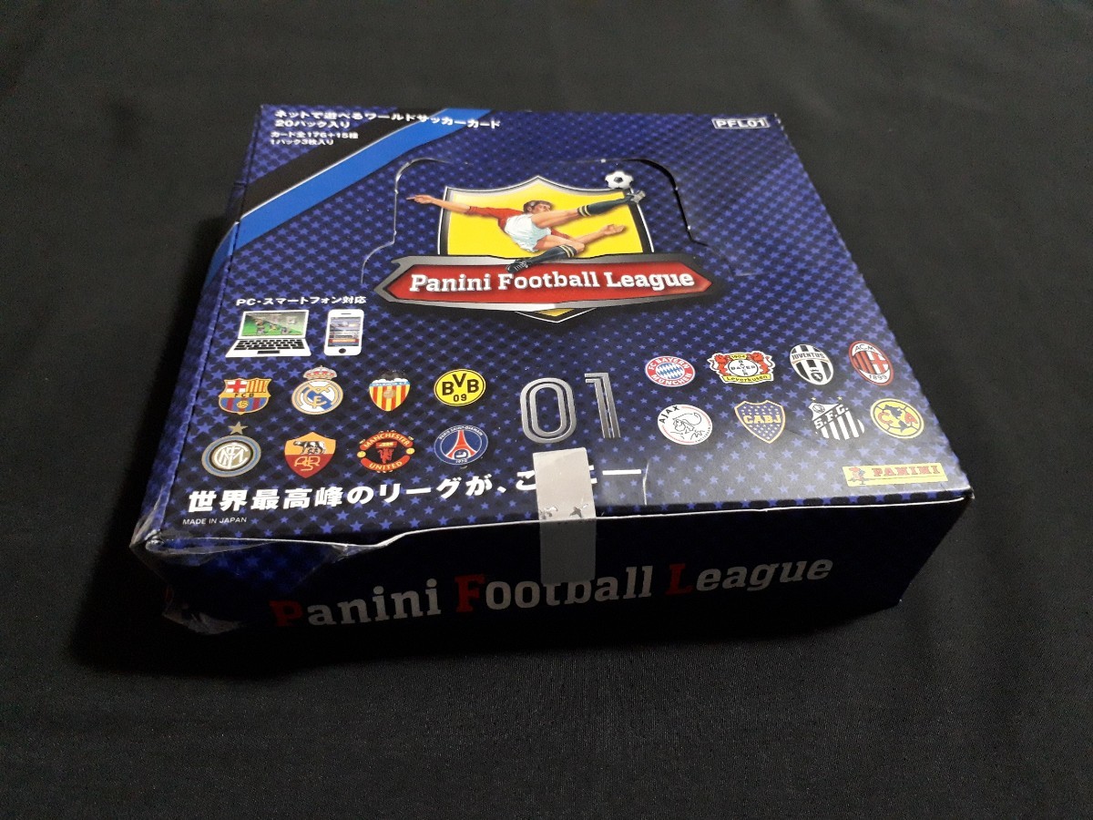 希少 PFL01 PANINI Football League パニーニフットボールリーグ BOX 【箱に傷み、凹みあり】サッカー_画像1