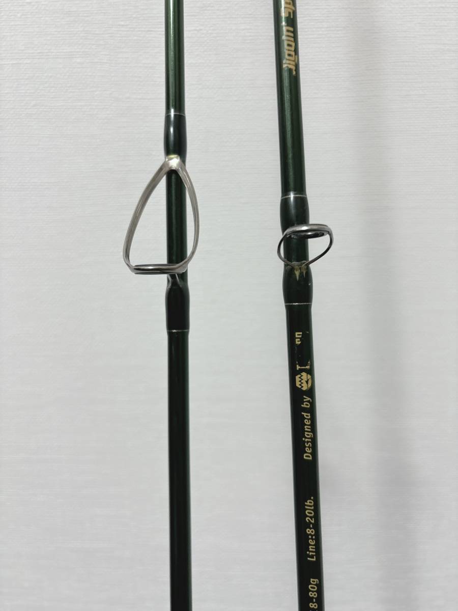 2本セット ティムコ ジャンピングジャック カナル トーナメントエディション JJCT610C・JJCT66S ワンピースロッド ベイト スピニング_画像10