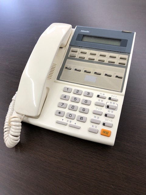 日通工 DX2D-6BTX 6ボタン標準電話機(白) 中古品_画像1