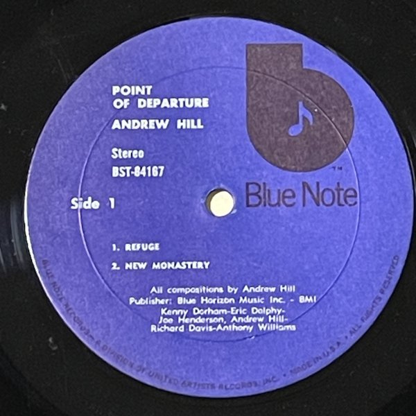 Andrew Hill - Point Of Departure - Blue Note ■ Van Gelder シュリンク_画像2