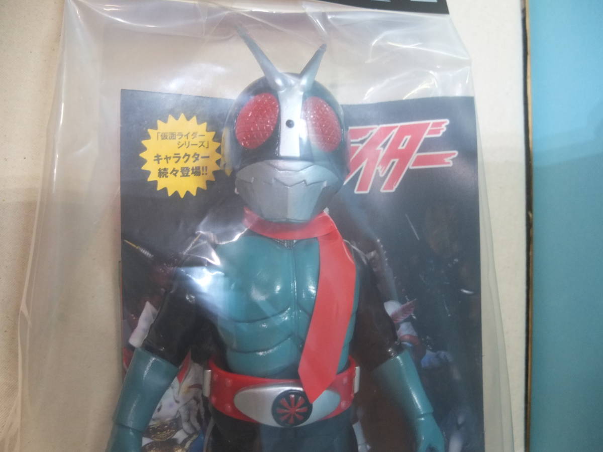 （未開封）メディコム・トイ 仮面ライダー 旧2号ソフビ　一文字隼人ヘッド 東映レトロソフビコレクション _画像1