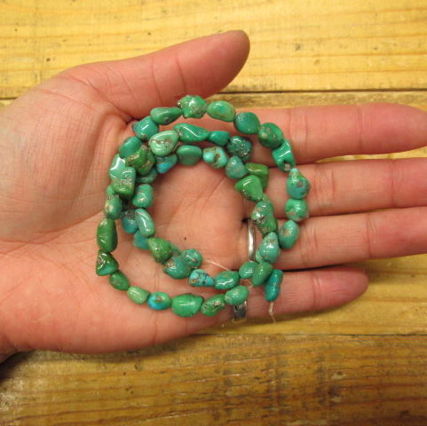  turquoise beads necklace raw materials 41cm accessory turquoise beads craft necklace breath 