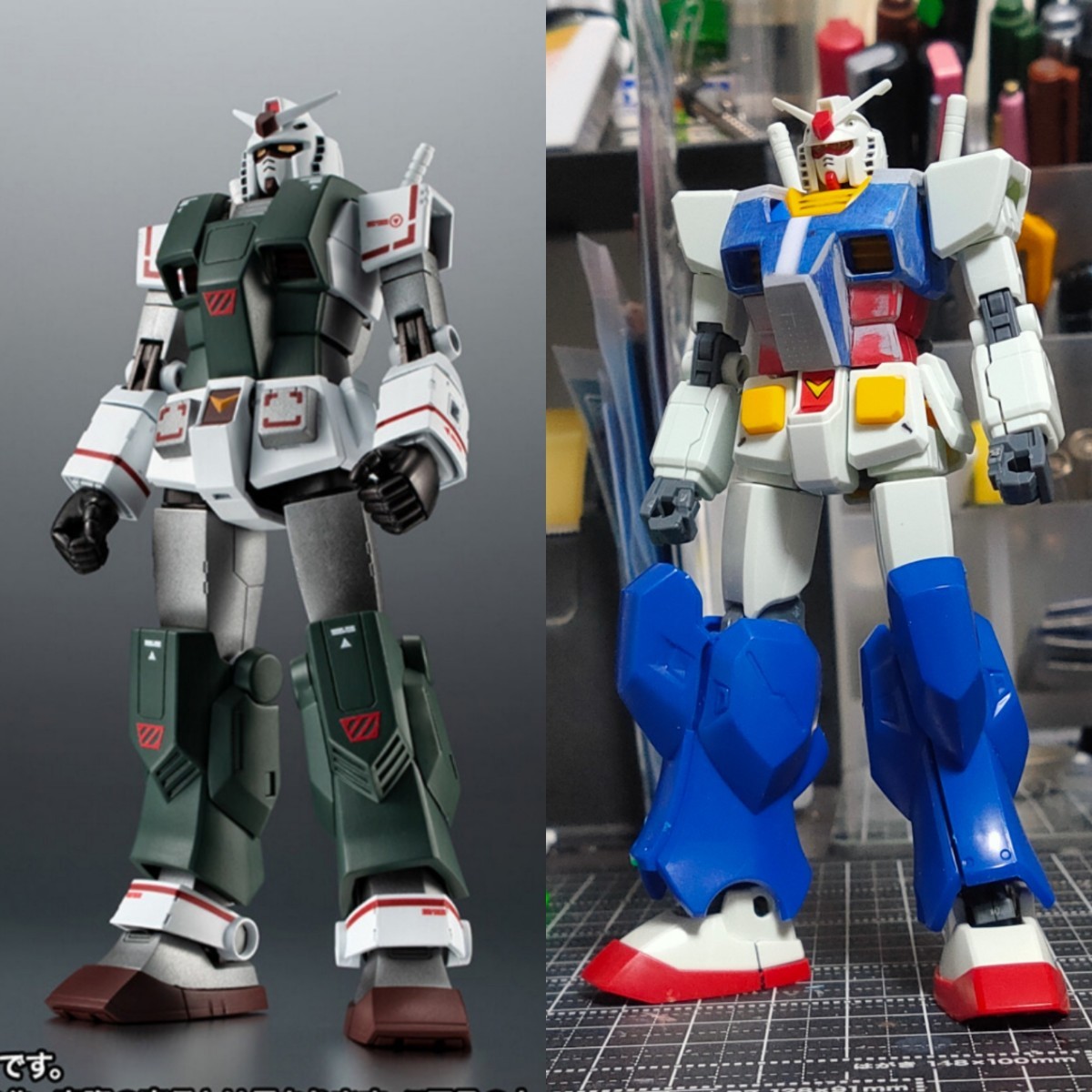 セミアーマード　ガンダム　ロールアウトカラー　塗装済　完成品HGUC ガンプラ 機動戦士ガンダム　_画像10