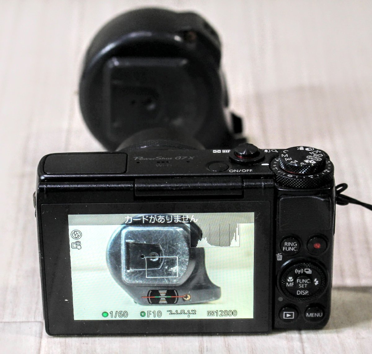 【動作品】Canon PowerShot G7X Mark 8.8-36.8mm 1:1.8-2.8 コンパクトデジタルカメラ ブラック キャノン デジカメ 充電器付属 7KT177-60_画像4