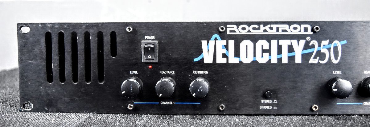 ☆動作品☆ Rocktron (ロックトロン) ラックパワーアンプ VELOCITY 250 アンプ X11J1725_画像6