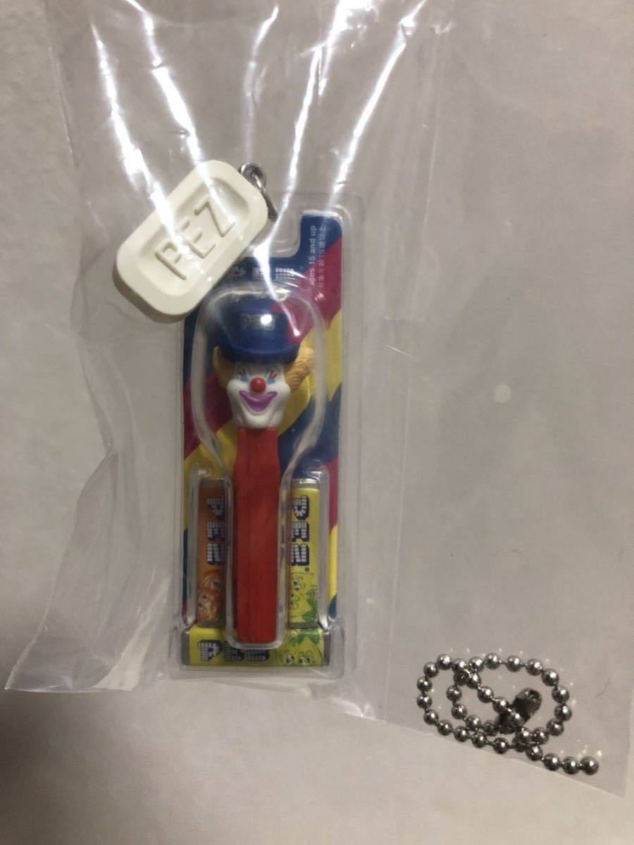 即決 PEZ ペッツ ボールチェーン マスコット ピエロ 2種セット 赤 青 ケンエレファント 送料無料の画像3