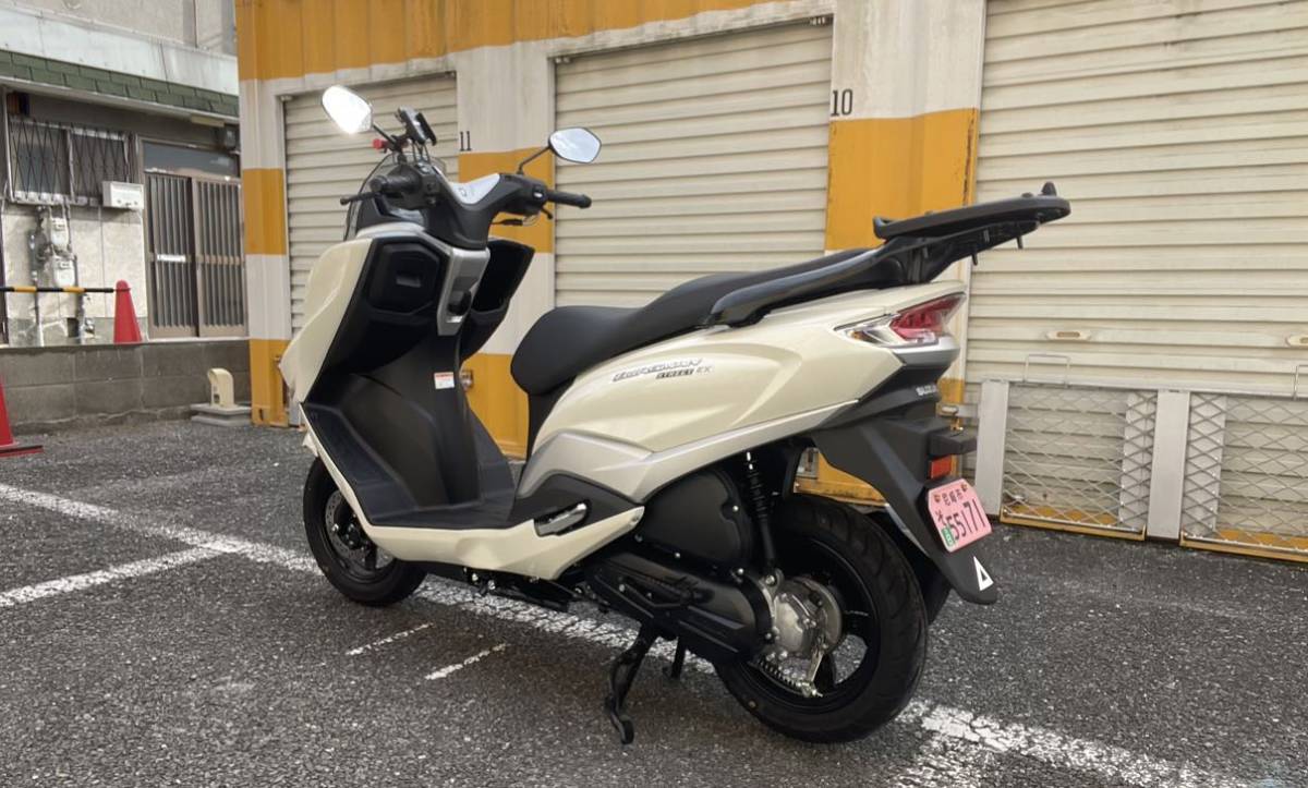 美車♪バーグマン ストリート 125EX 2023年8月新車購入分 ワンオーナー！_画像3