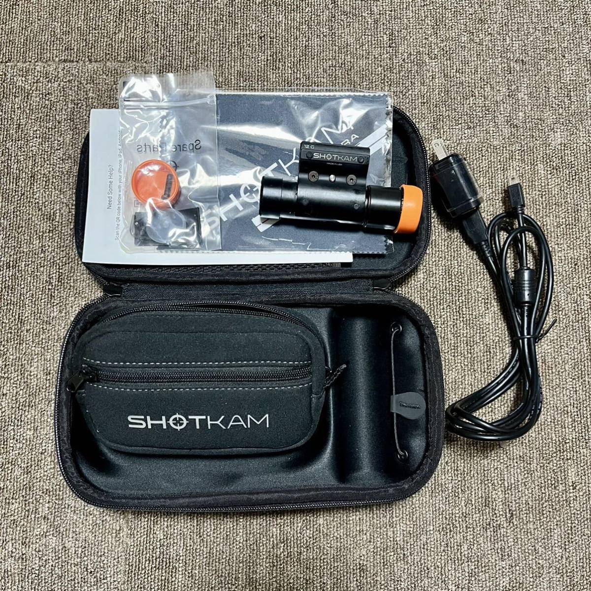 【中古美品】SHOTKAM/ショットカム ショットガン用アクションカメラ 第3世代 猟銃 散弾銃 狩猟 クレー射撃 ガンカメラ_画像1