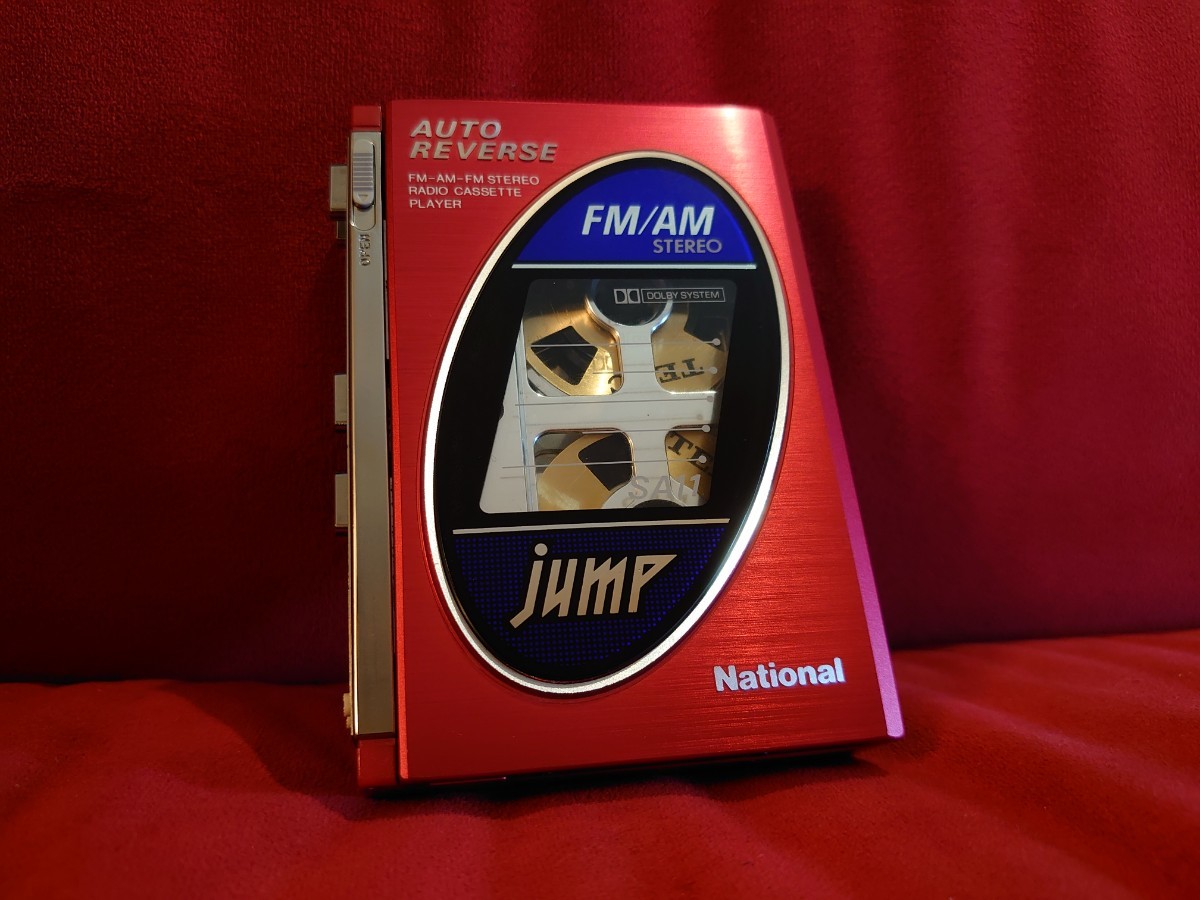 【National】RX-SA11 jump Vintage PORTABLE RADIO CASSETTE PLAYER ナショナル ポータブル ラジオ カセットプレーヤー ラジカセ_画像3