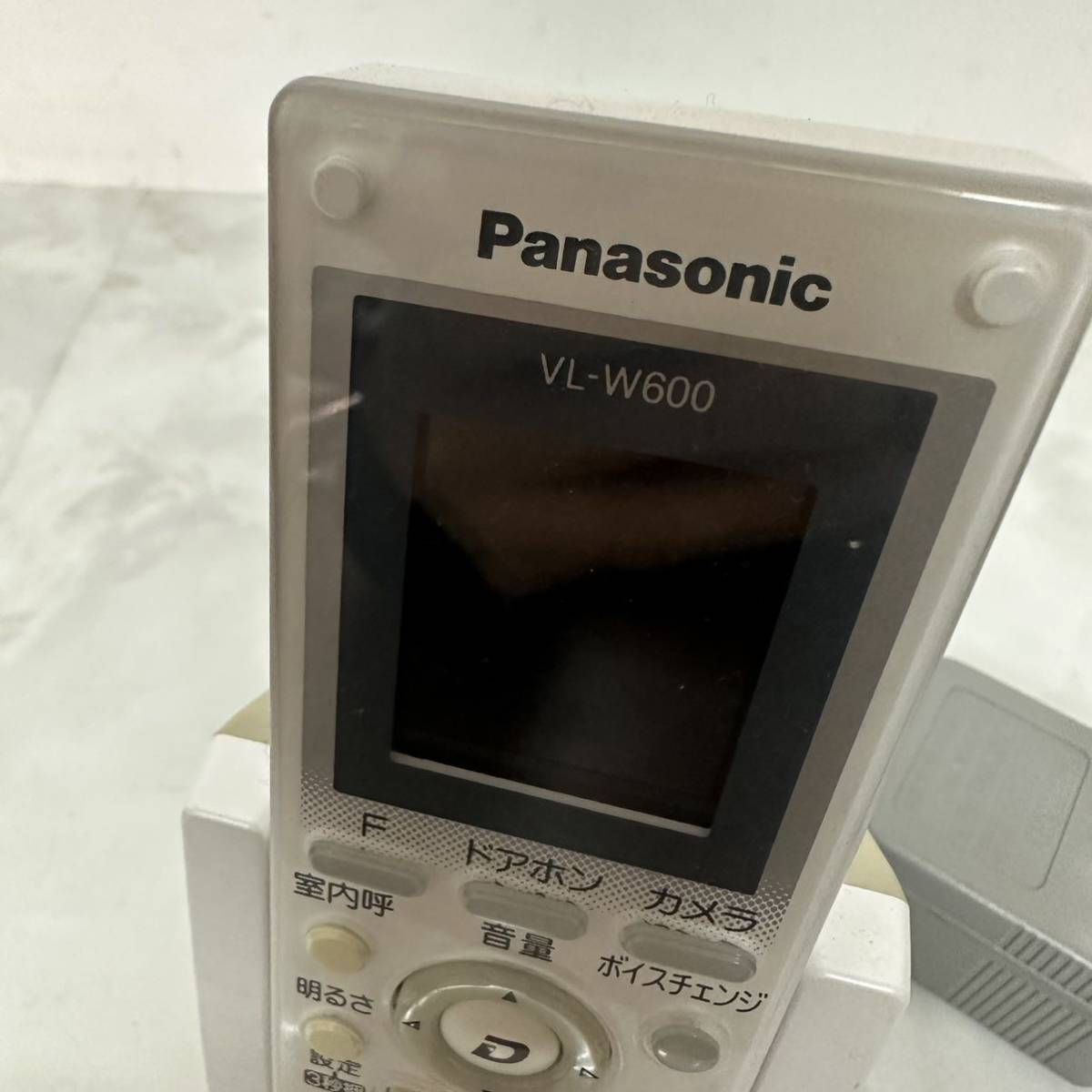 Y382★ Panasonic ワイヤレスモニター 子機　VL-W600 充電台　アダプタ PFAP1013 　　_画像2