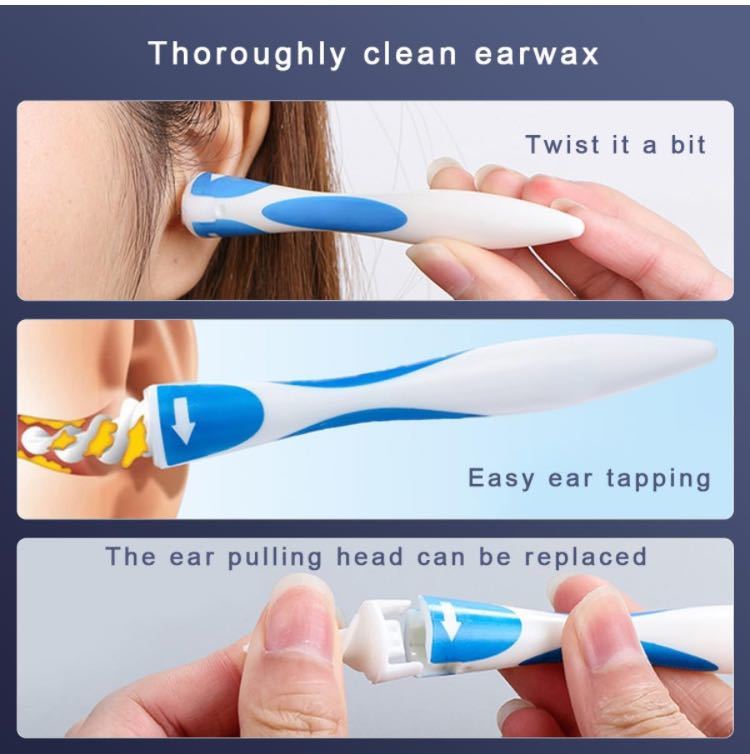 .. type ear . removal tool ear cleaner year cleaner 16 piece preliminary parts ear .. screw ear . ear cleaning 