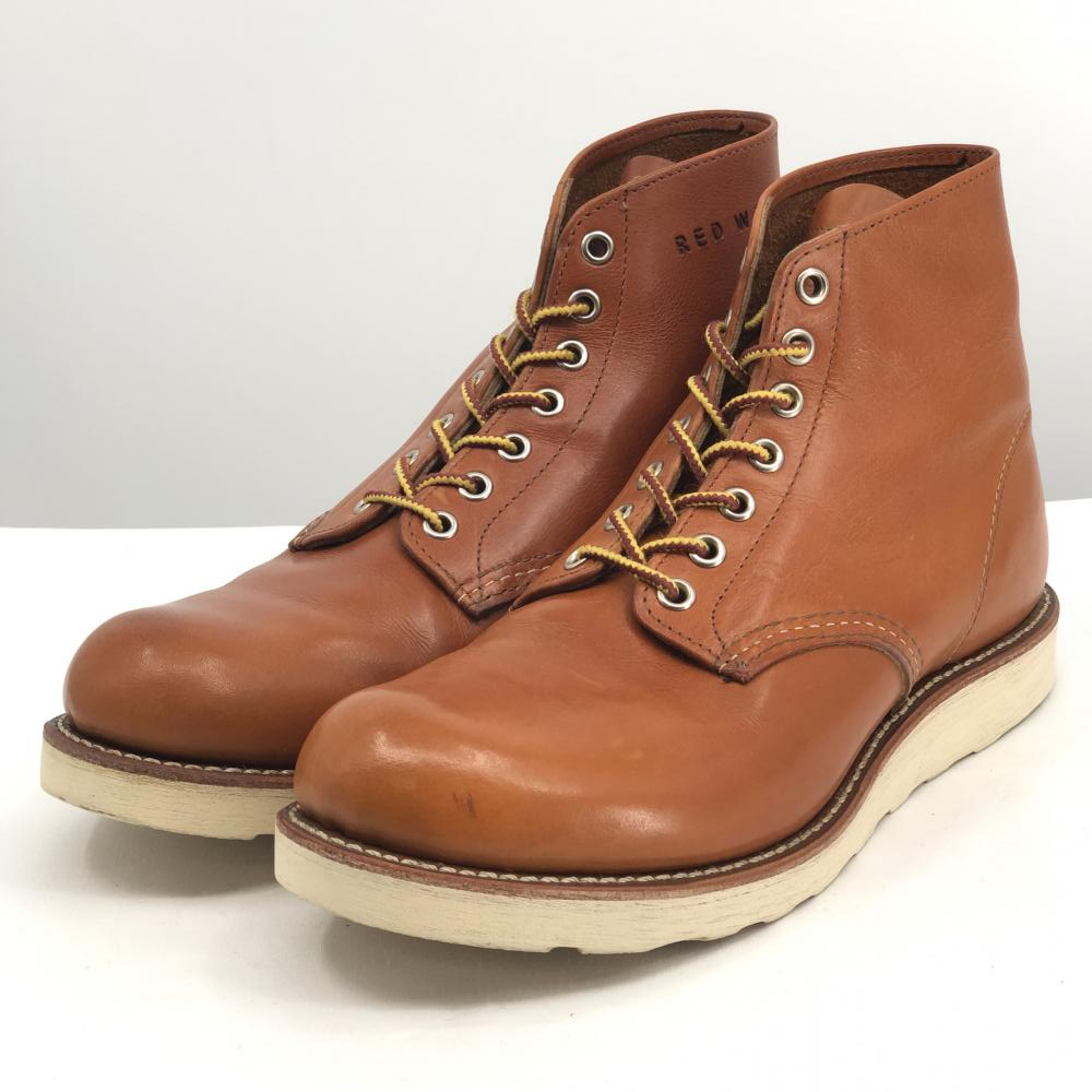 【中古】RED WING 11年製 アイリッシュセッター プレーントゥ サイズ25.5cm ゴールドラセット レッドウィング[240017594952]