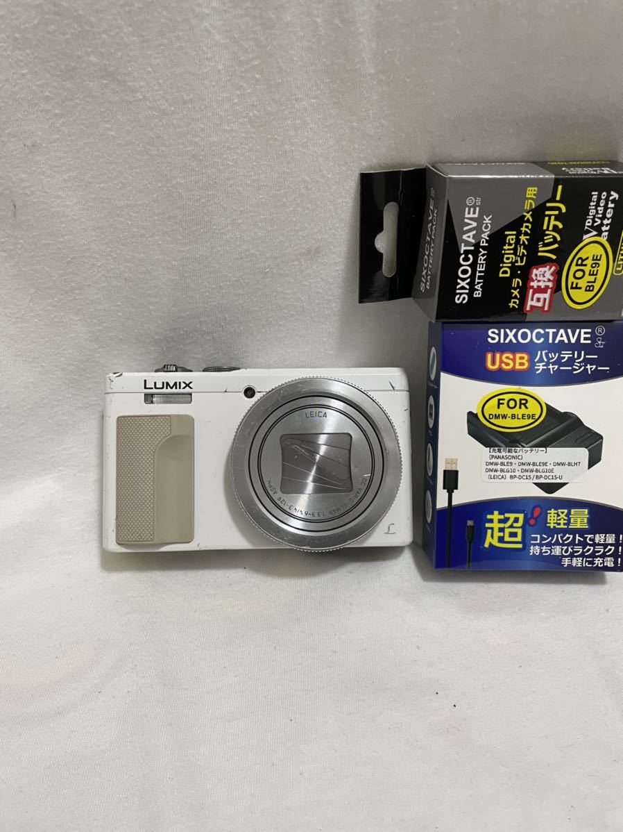 (70) Panasonic DMC-TZ85 デジタルカメラ 動作品 OK 新品バッテリー 充電器付き_画像1
