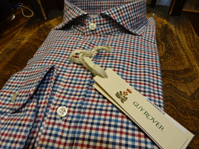 安い！新品　送料無料　イタリア製　ギローバー長袖のシャツ　タッターソール　L_画像5