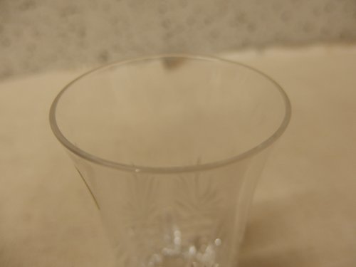 1230353w【KAGAMI CRYSTAL AUTHENTIC HAND MADE ５面 デザインカット タンブラーグラス ６客揃】カガミクリスタル/ガラス/未使用保管品_画像7