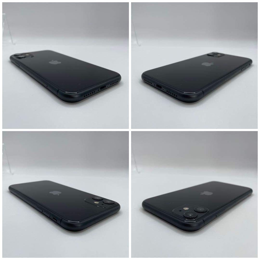 完動品 iPhone 11 ブラック 128 GB 本体バッテリー新品交換済容量100