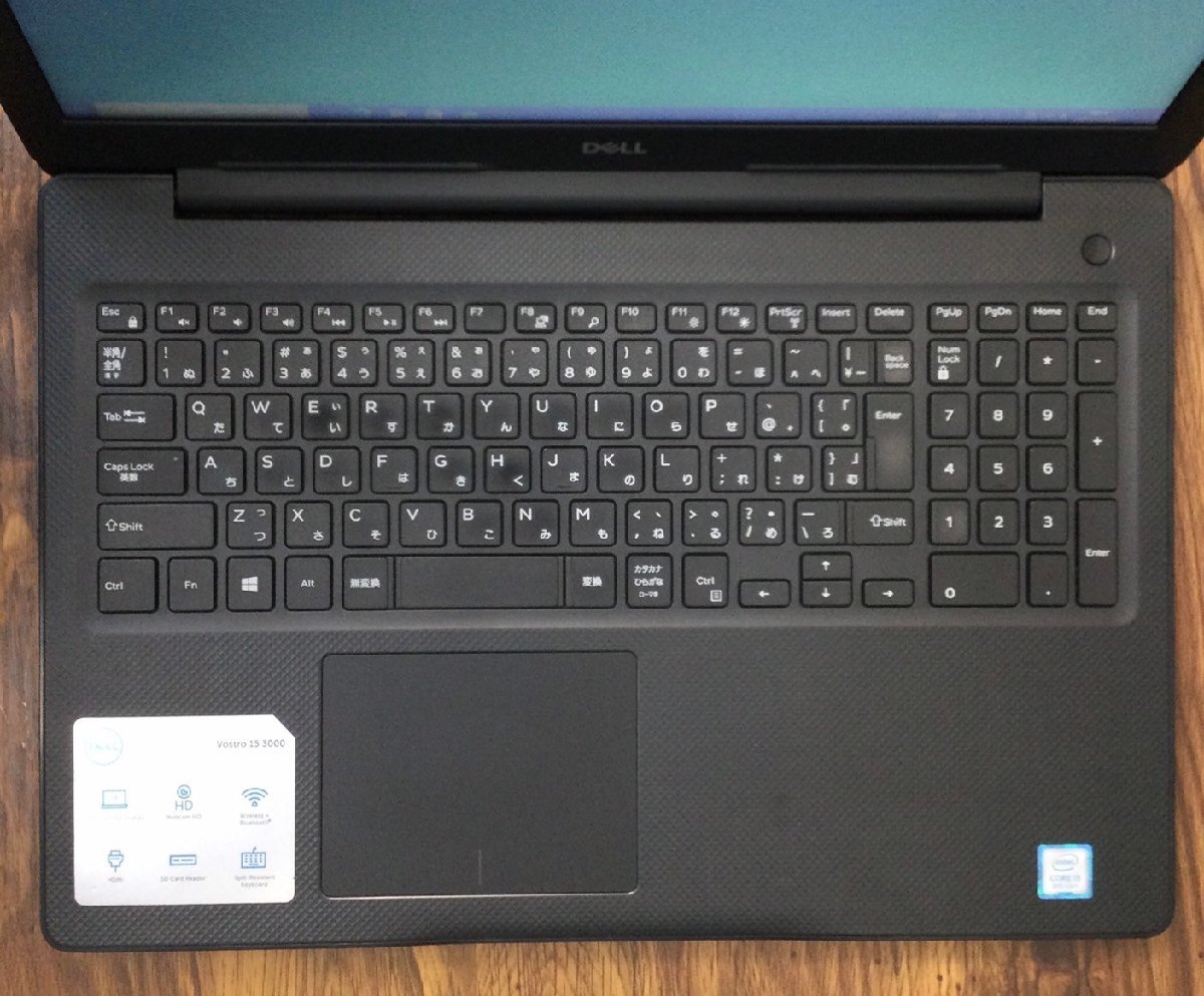 1円～ ●DELL VOSTRO 15 3580 / Core i5 8265U (1.60GHz) / メモリ 8GB / NVMe SSD 256GB / DVD / 15.6型 フルHD (1920×1080) / Win10 Pro_画像6