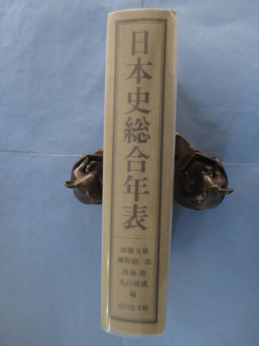 「日本史総合年表」　旧石器時代～１９９９年　政治・経済・社会・文化全般　函あり　加藤友康他編　吉川弘文館_画像4