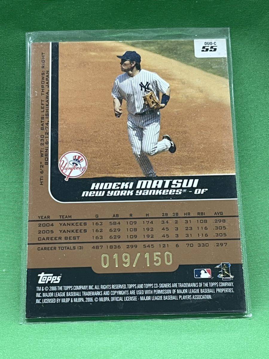 MLB ニューヨーク・ヤンキース 松井秀喜 カード ２００６ Topps １５０ 