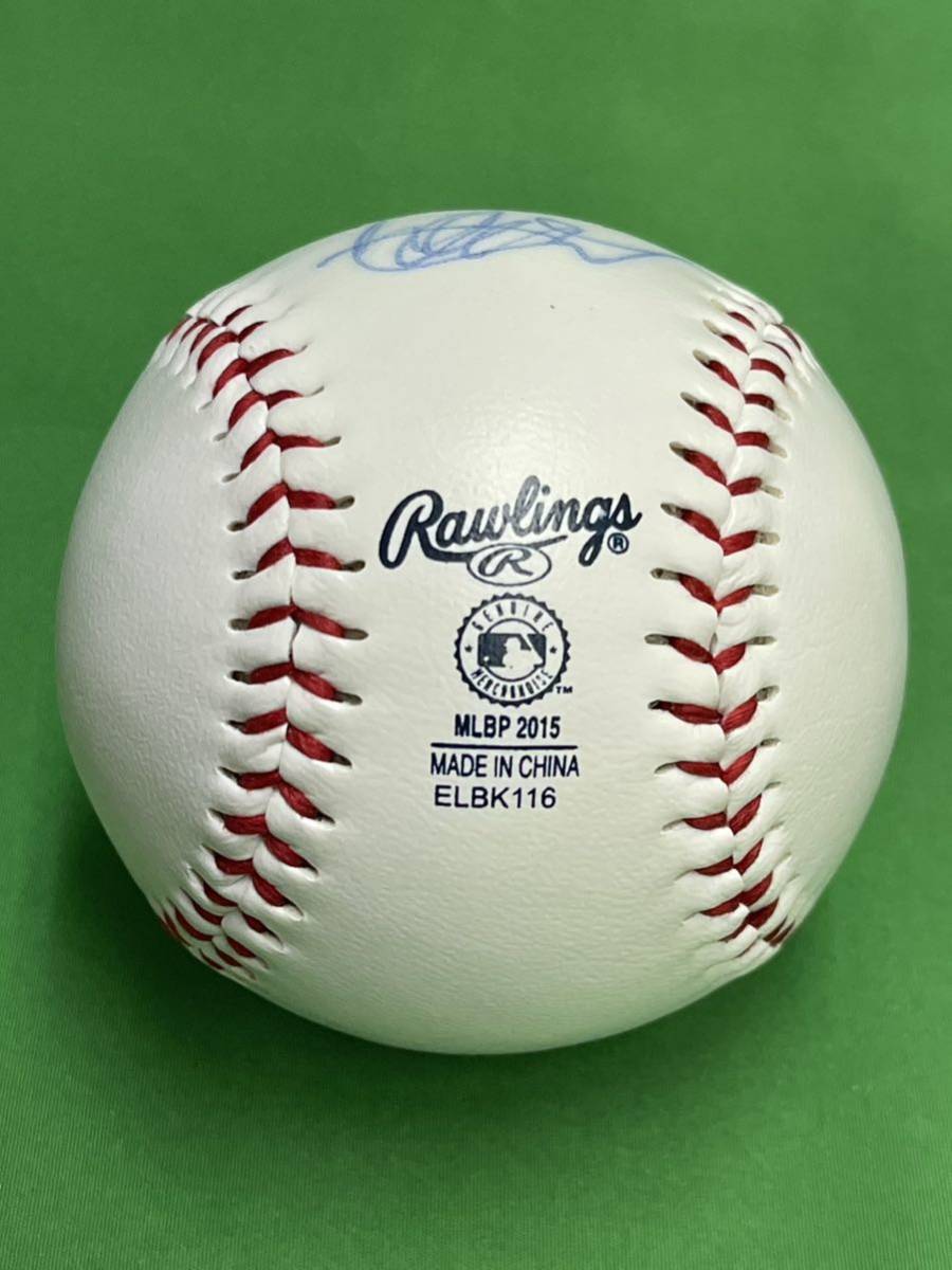 MLB New York *yan Keith ichi low with autograph ball with logo ⑳