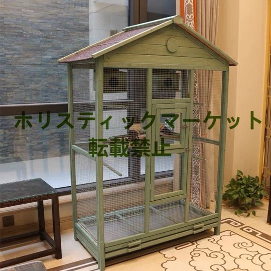  beautiful goods appearance * bird cage holiday house breeding cage is .... small animals cage 126*71*176cm construction type natural Japanese cedar material . corrosion material 