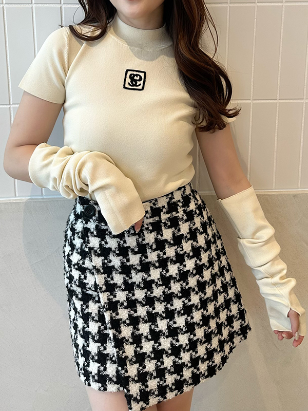 エイミーイストワール ハウンドトゥースミニスカート 千鳥格子 エイミーイストワール ハウンドトゥースミニスカート 千鳥格子
