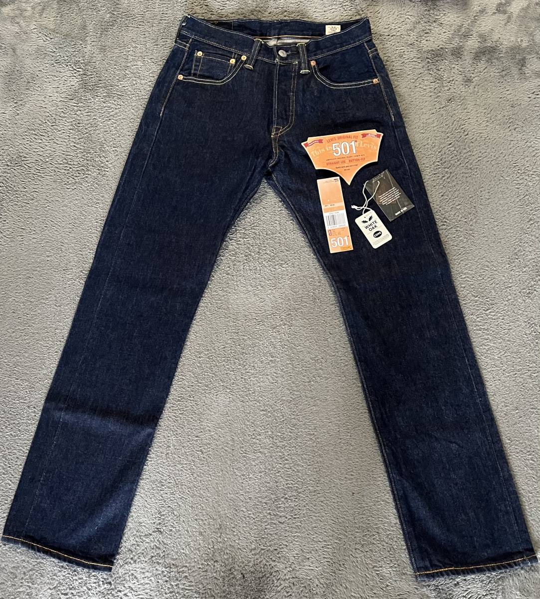 Levi's 501-2546 リーバイス ホワイトオーク コーンデニム US製造セルビッジデニム 28×32 未使用品。_画像1