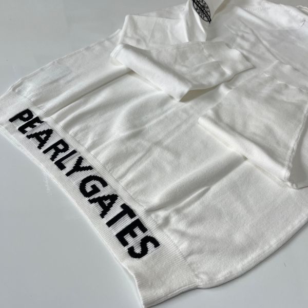 【新品・正規品】PEARLY GATES パーリーゲイツ ／メンズ　タートルネックニット (カシミヤタッチ) WH《サイズ5》_画像5