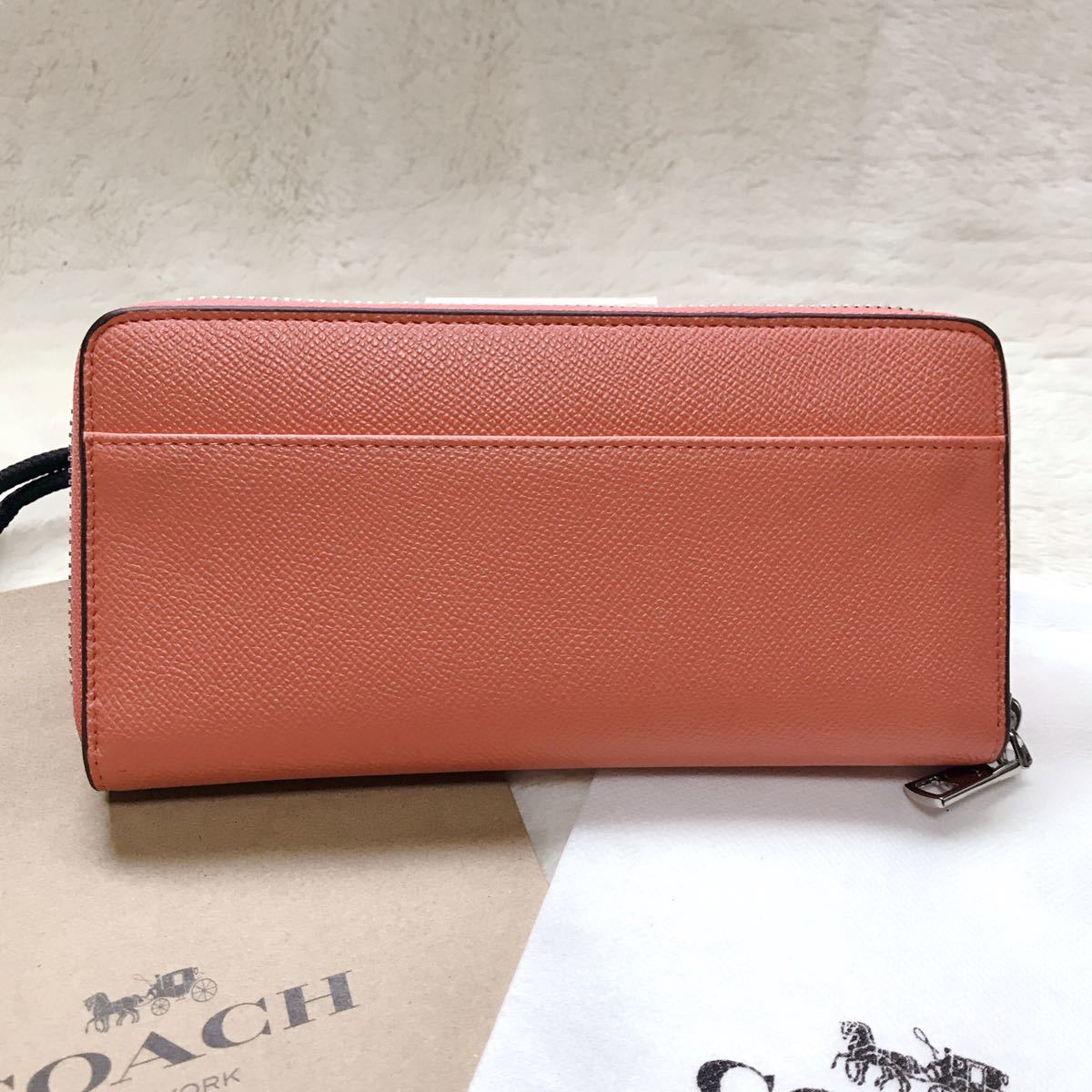 新品COACH コーチ 長財布 Cロゴ ラウンドジップウォレット