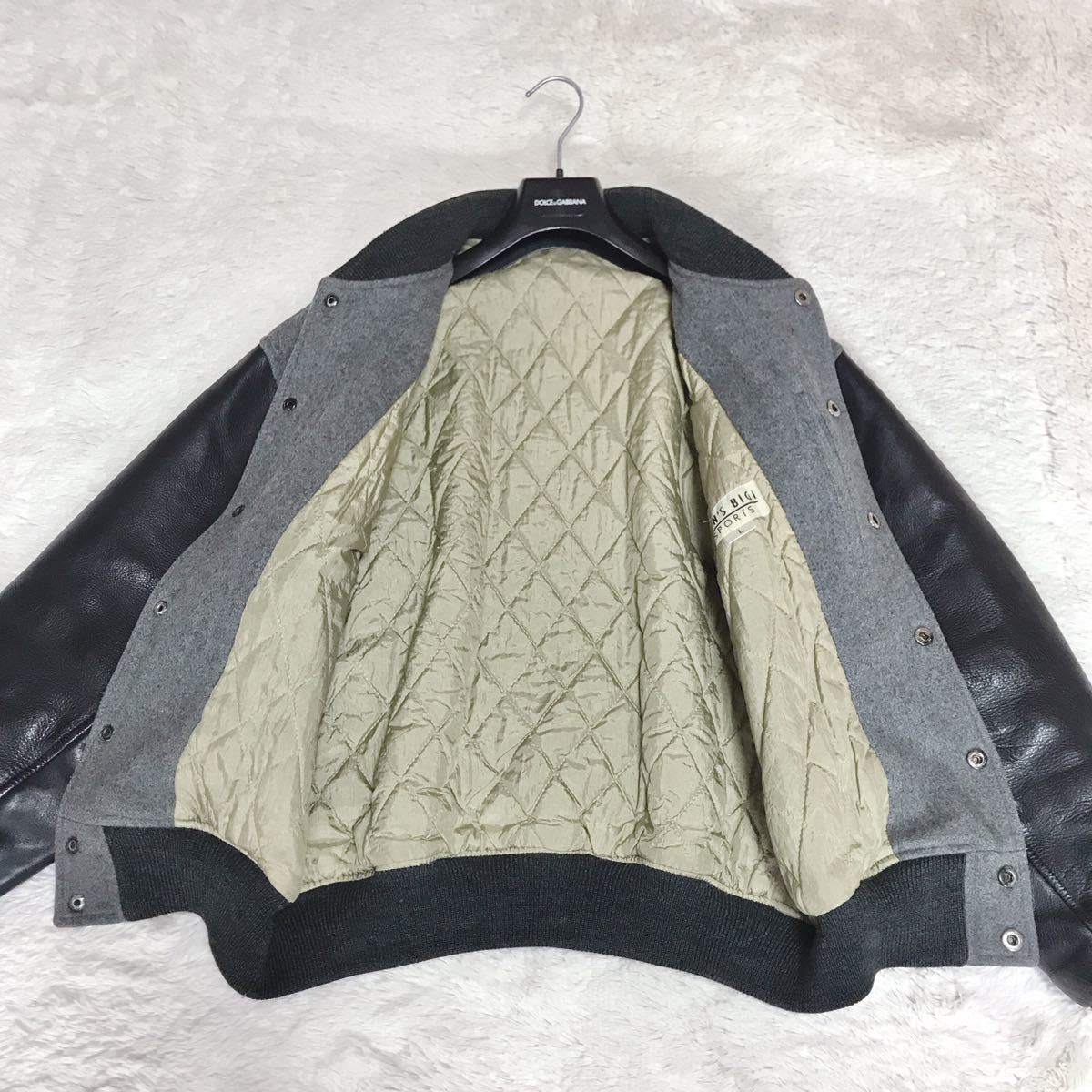 激レア MEN'S BIGI 80s メンズビギ スタジャン レザージャケット 激レア MEN'S BIGI 80s メンズビギ スタジャン レザージャケット