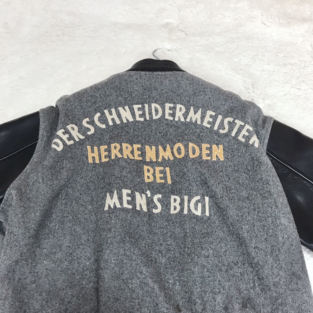 激レア MEN'S BIGI 80s メンズビギ スタジャン レザージャケット 激レア MEN'S BIGI 80s メンズビギ スタジャン レザージャケット