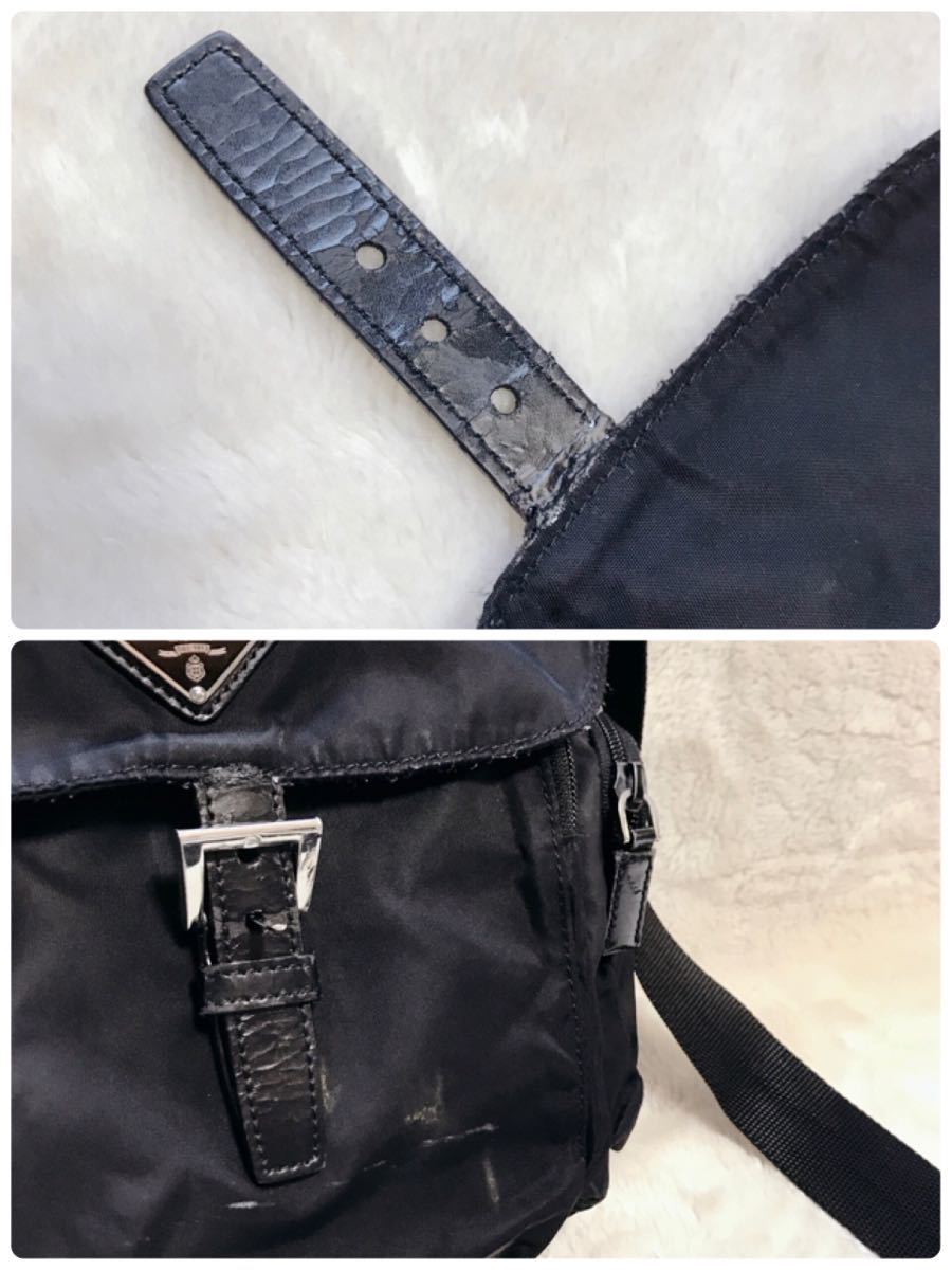 人気 PRADA プラダ ナイロン ショルダーバッグ 三角ロゴプレート 人気 PRADA プラダ ナイロン ショルダーバッグ 三角ロゴプレート
