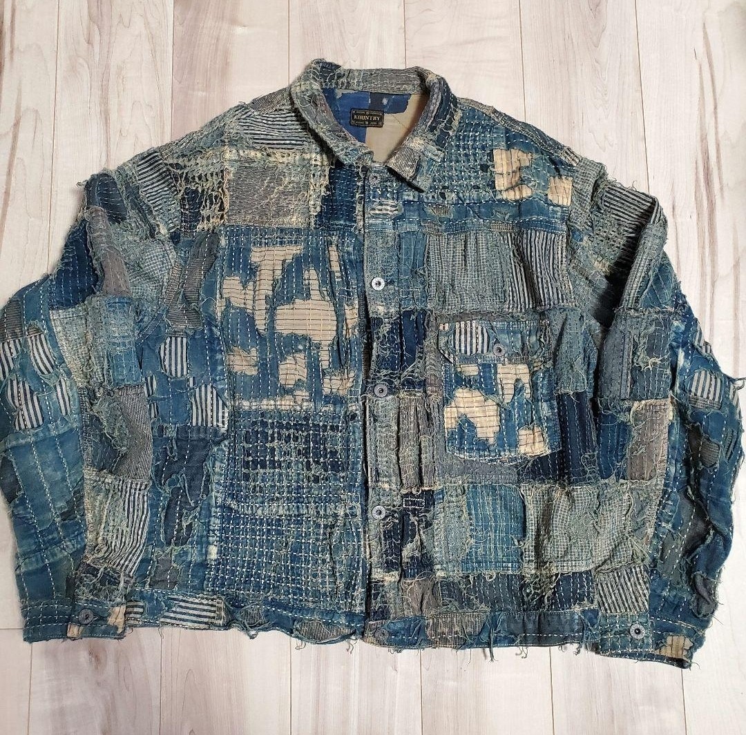 KAPITAL BORO 1ST JACKET キャピタル サイズ5 ボロ ジャケット インディゴ メンズ KOUNTRY 刺し子 22SS TRAVIS SCOTT LEVI'S_画像1