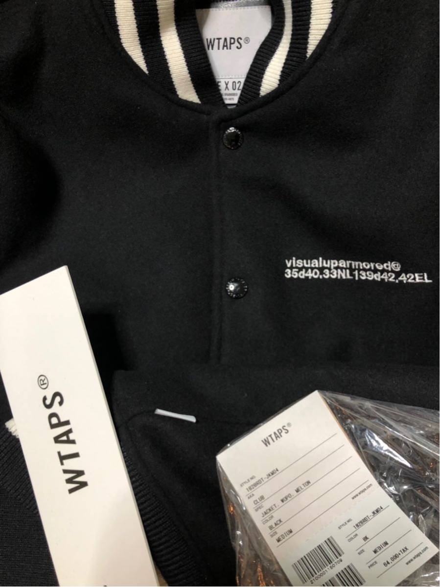 WTAPS CLUB / JACKET. WOPO. MELTON M size black new goods WTaps